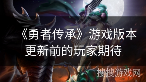 《勇者传承》游戏版本更新前的玩家期待 《勇者传承》游戏版本更新前的玩家期待