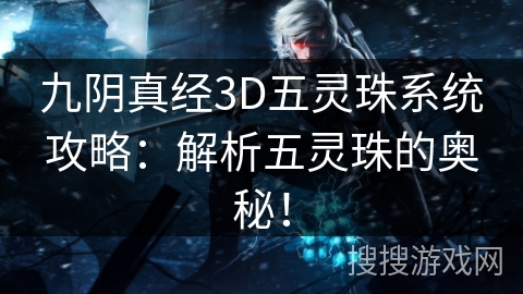 九阴真经3D五灵珠系统攻略：解析五灵珠的奥秘！