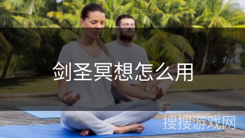 剑圣冥想怎么用