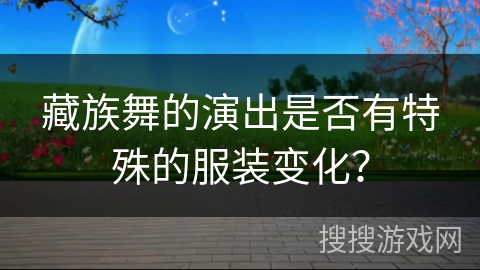藏族舞的演出是否有特殊的服装变化？