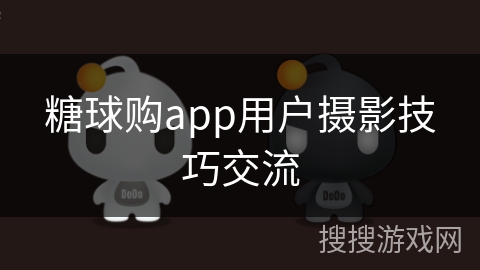 糖球购app用户摄影技巧交流 糖球购app用户摄影技巧交流