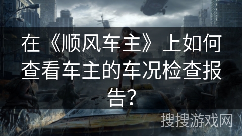 在《顺风车主》上如何查看车主的车况检查报告？
