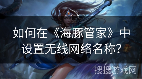 如何在《海豚管家》中设置无线网络名称？