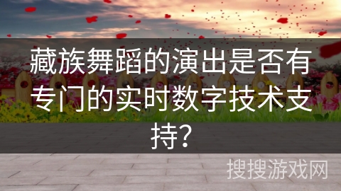藏族舞蹈的演出是否有专门的实时数字技术支持？