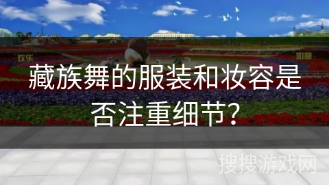 藏族舞的服装和妆容是否注重细节？