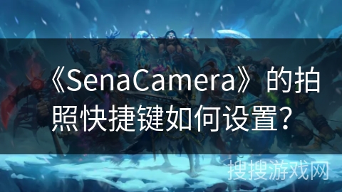 《SenaCamera》的拍照快捷键如何设置? 《SenaCamera》的拍照快捷键如何设置?