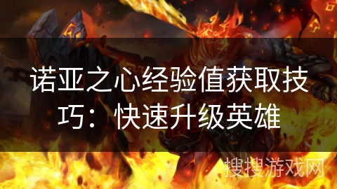 诺亚之心经验值获取技巧:快速升级英雄 诺亚之心经验值获取技巧:快速升级英雄