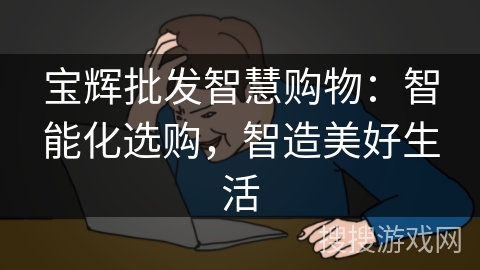 宝辉批发智慧购物：智能化选购，智造美好生活