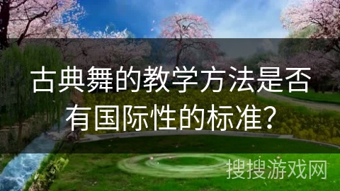 古典舞的教学方法是否有国际性的标准？