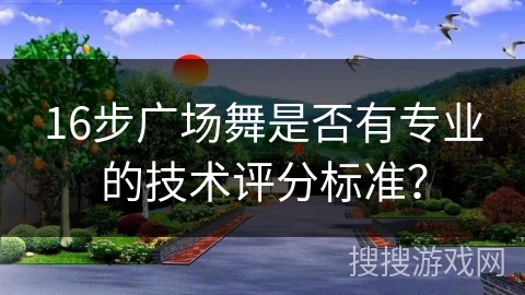 16步广场舞是否有专业的技术评分标准？