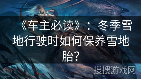 《车主必读》：冬季雪地行驶时如何保养雪地胎？
