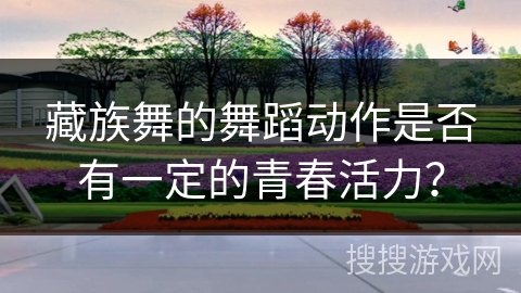 藏族舞的舞蹈动作是否有一定的青春活力？