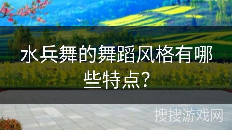 水兵舞的舞蹈风格有哪些特点？