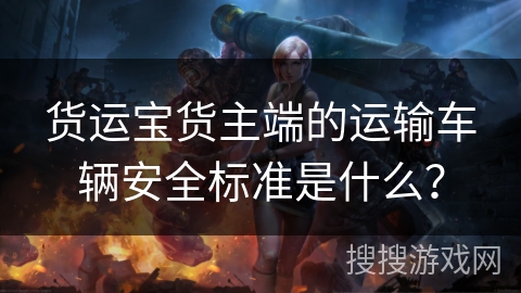 货运宝货主端的运输车辆安全标准是什么？