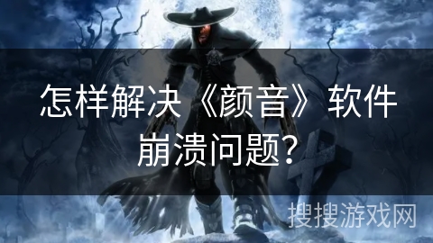 怎样解决《颜音》软件崩溃问题？