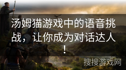 汤姆猫游戏中的语音挑战，让你成为对话达人！