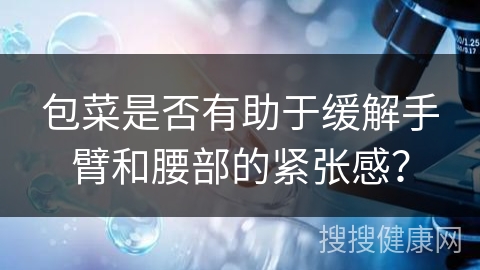 包菜是否有助于缓解手臂和腰部的紧张感？