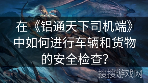 在《铝通天下司机端》中如何进行车辆和货物的安全检查？