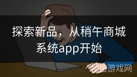 探索新品，从稍午商城系统app开始