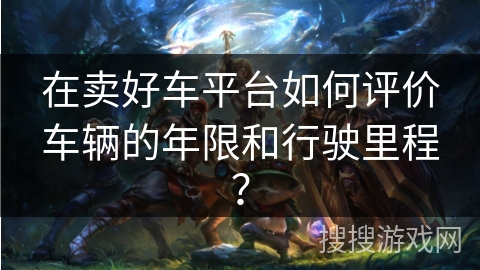 在卖好车平台如何评价车辆的年限和行驶里程？