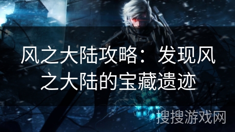 风之大陆攻略：发现风之大陆的宝藏遗迹