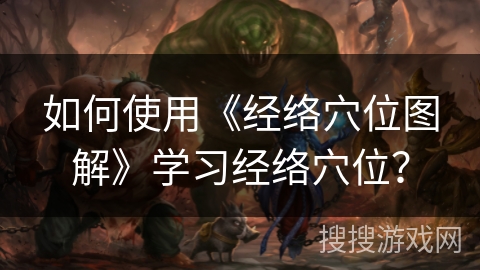 如何使用《经络穴位图解》学习经络穴位？