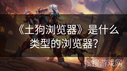 《土狗浏览器》是什么类型的浏览器？
