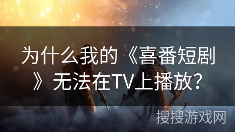 为什么我的《喜番短剧》无法在TV上播放？