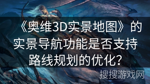 《奥维3D实景地图》的实景导航功能是否支持路线规划的优化？