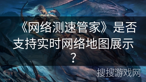 《网络测速管家》是否支持实时网络地图展示？