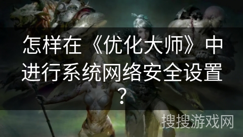 怎样在《优化大师》中进行系统网络安全设置？