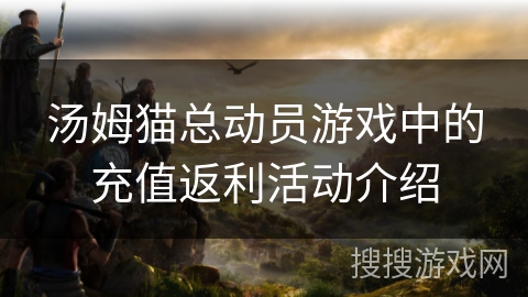 汤姆猫总动员游戏中的充值返利活动介绍