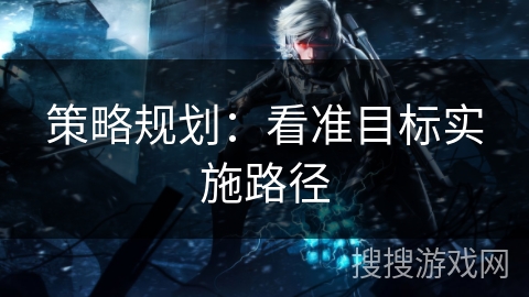 策略规划：看准目标实施路径