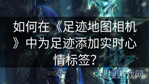 如何在《足迹地图相机》中为足迹添加实时心情标签？