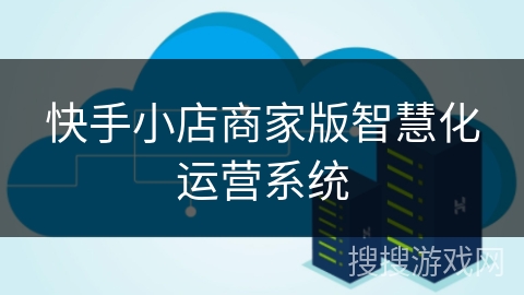 快手小店商家版智慧化运营系统
