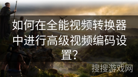 如何在全能视频转换器中进行高级视频编码设置？