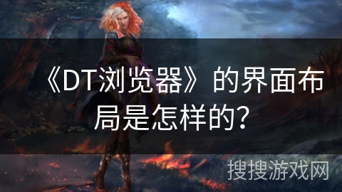 《DT浏览器》的界面布局是怎样的？