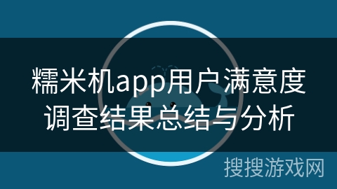 糯米机app用户满意度调查结果总结与分析