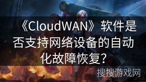 《CloudWAN》软件是否支持网络设备的自动化故障恢复？