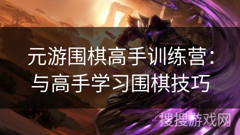 元游围棋高手训练营：与高手学习围棋技巧