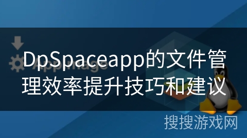 DpSpaceapp的文件管理效率提升技巧和建议