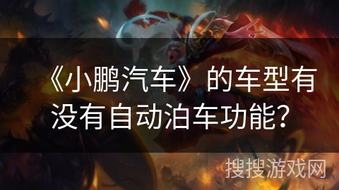 《小鹏汽车》的车型有没有自动泊车功能？