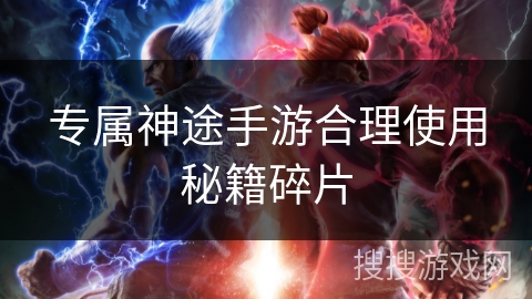 专属神途手游合理使用秘籍碎片
