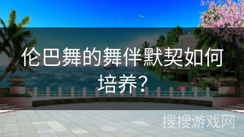 伦巴舞的舞伴默契如何培养？