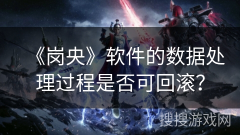 《岗央》软件的数据处理过程是否可回滚？