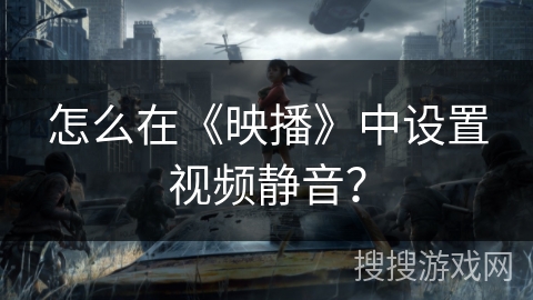 怎么在《映播》中设置视频静音？