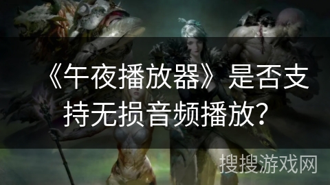 《午夜播放器》是否支持无损音频播放? 《午夜播放器》是否支持无损音频播放?