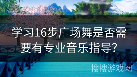 学习16步广场舞是否需要有专业音乐指导？