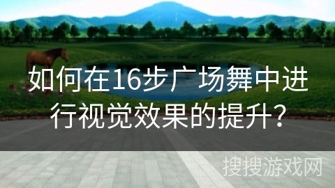 如何在16步广场舞中进行视觉效果的提升？