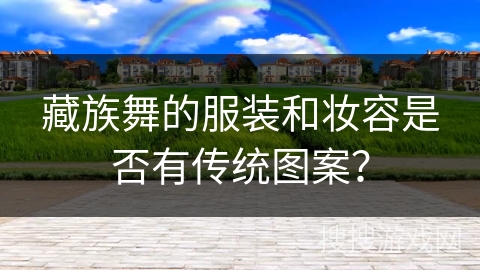 藏族舞的服装和妆容是否有传统图案？